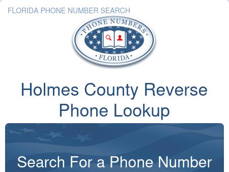 Holmes County Reverse Phone Lookup