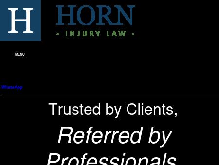 Horn Injury Law