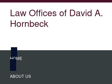 Hornbeck David A Law Offices Of