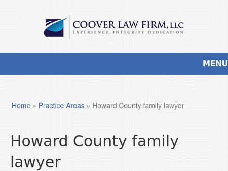 Howard County Family Lawyer