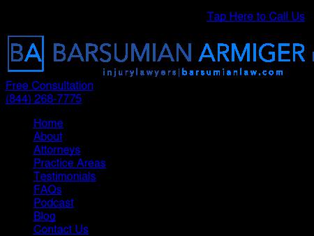 Barsumian Armiger Injury Lawyers