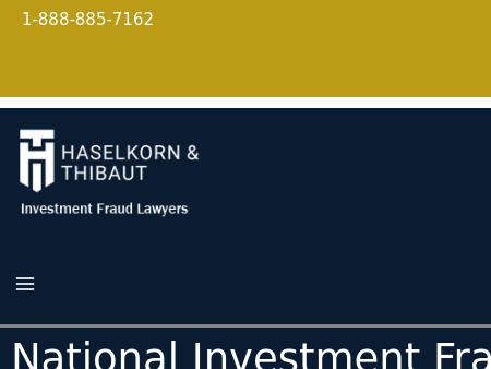 Investment Fraud Lawyers | Haselkorn & Thibaut