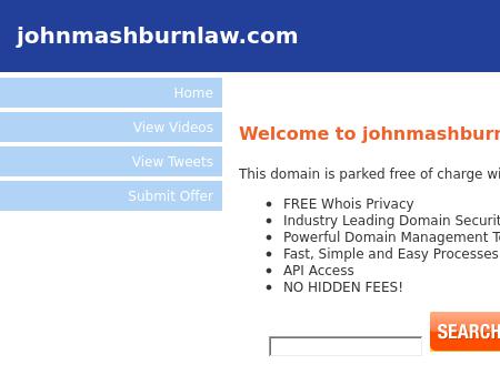 John Mashburn Attorney At Law
