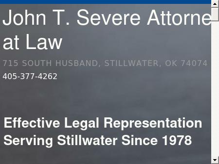 John T. Severe Attorney at Law