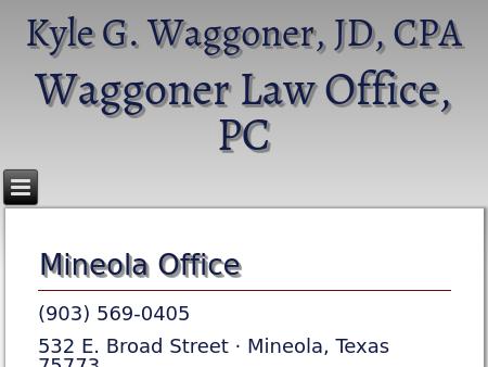 Kyle G. Waggoner J.D., C.P.A.