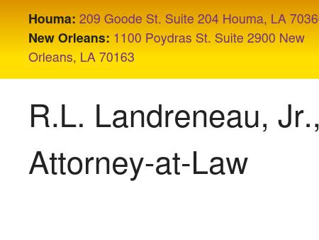 Landreneau, R L