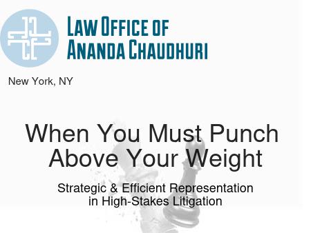Law Office of Ananda Chaudhuri