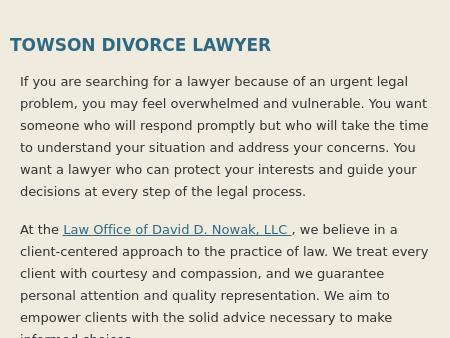 Law Office of David D. Nowak, LLC