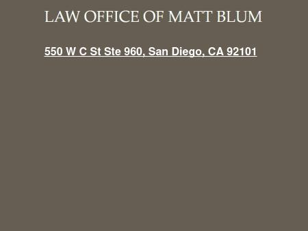Law Office of Matt Blum