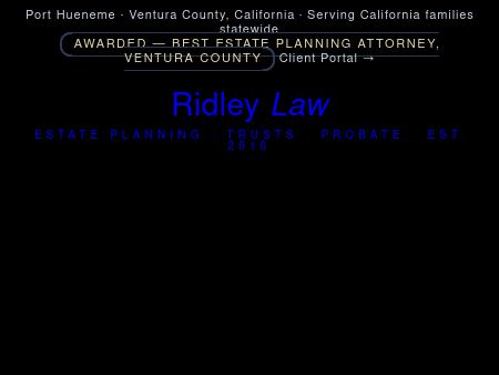 Law Offices of Eric Ridley