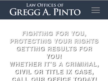 Law Offices of Gregg A Pinto Criminal Lawyers