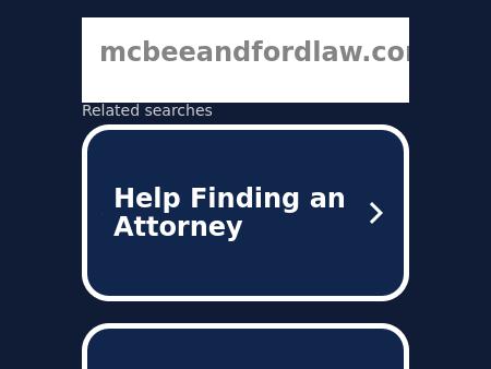Law Offices Of McBee & Ford