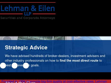 Lehman & Eilen LLP