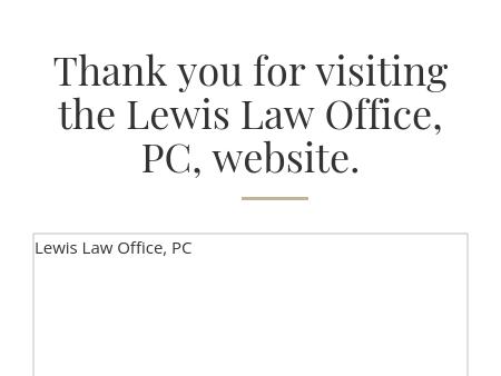 Lewis Law Office, P.C.