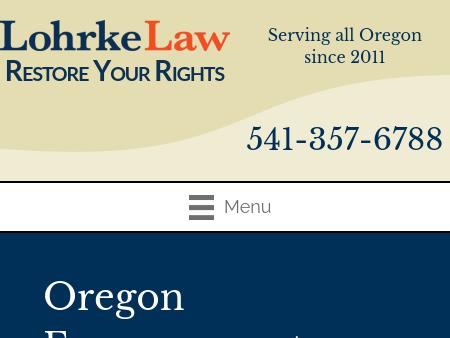 Lohrke Law: Oregon Expungement Lawyers