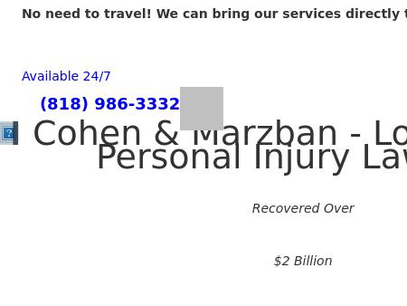 Los Angeles Personal Injury Attorney Law Corporation