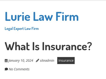 Lurie Law Firm LLC