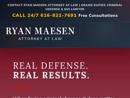 Maesen Law Defense Attorney Ryan Maesen