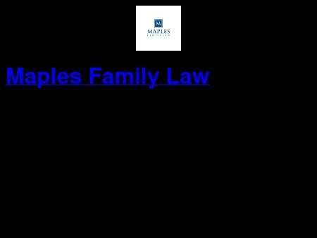 Maples Family Law