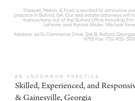 Stewart Melvin and Frost