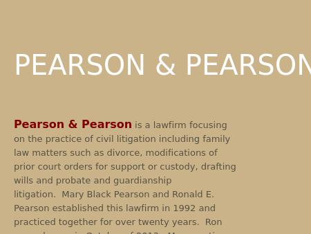 Mary Black Pearson, Pearson & Pearson
