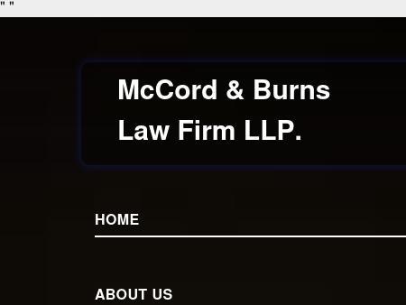 McCord & Burns Atty