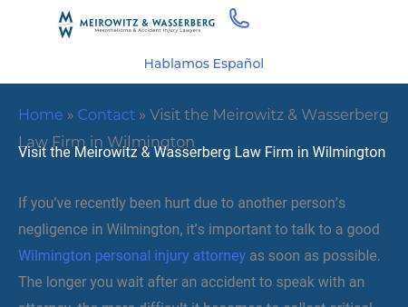 Meirowitz & Wasserberg Mesothelioma & Accident Injury Lawyers