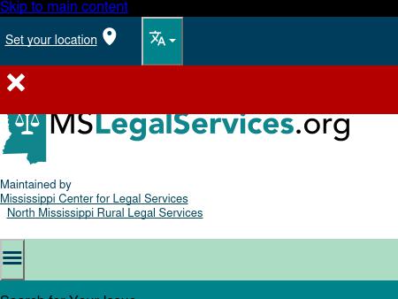 Mississippi Center For Legal Services Corporation