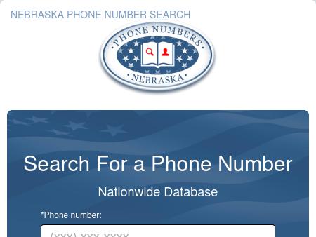 Nebraska Phone Search