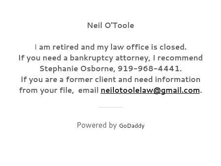 Neil O'Toole Bankruptcy Attorney