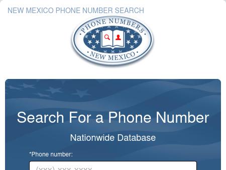 New Mexico Reverse Phone Lookup