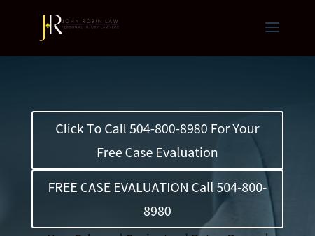 NEW ORLEANS PERSONAL INJURY LAWYER