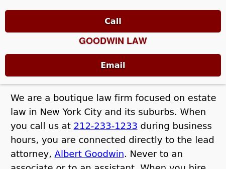Albert Goodwin, Esq.