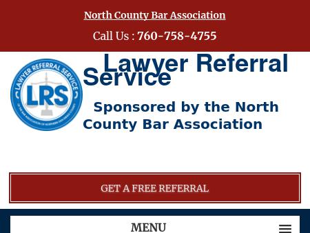 North County Bar Assn. Lawyer Referral Service