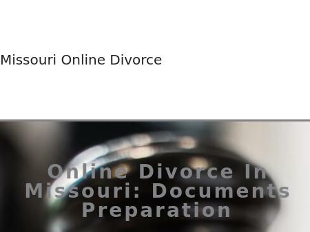 OnlineDivorceInMissouri