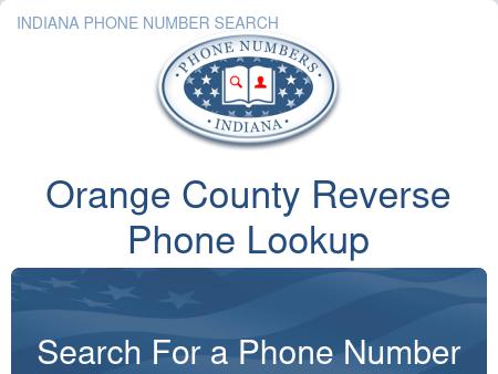 Orange County Phone Number Search