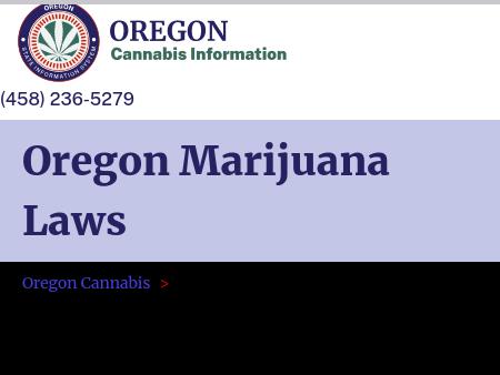 Oregon Marijuana Laws