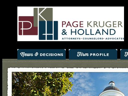 Page Kruger & Holland PA