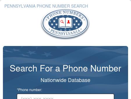Pennsylvania Phone Number Search