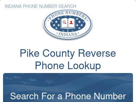 Pike County Phone Number Search