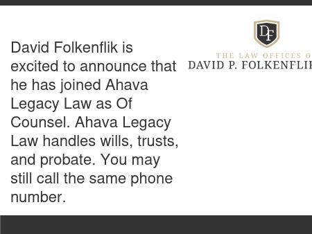The Law Offices of David P.  Folkenflik