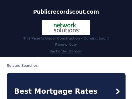 Public Record Scout