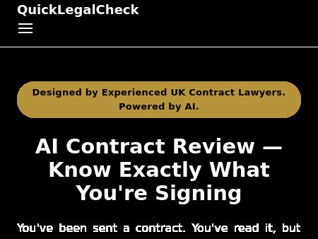 Quick Legal Check