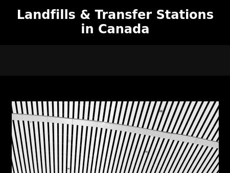 Recycling&Waste facilities in Canada