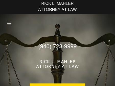 Rick L Mahler Attorney at Law