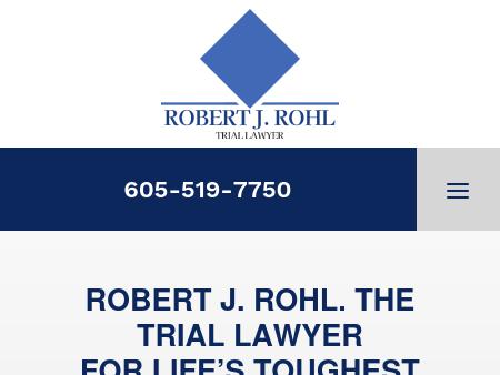 Robert J. Rohl, Trial Lawyer