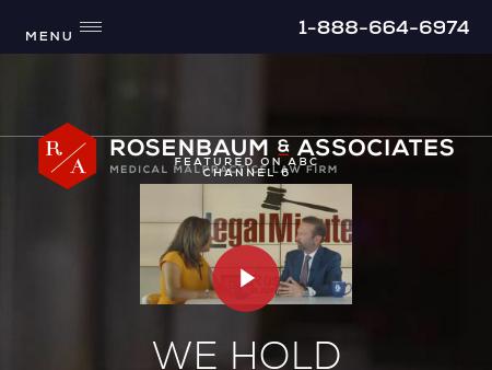 Rosenbaum & Associates Medical Malpractice 