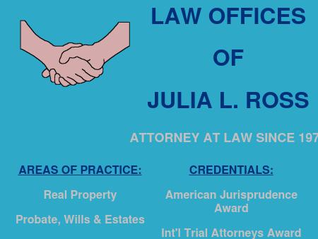 Ross Julia L Law Offices of