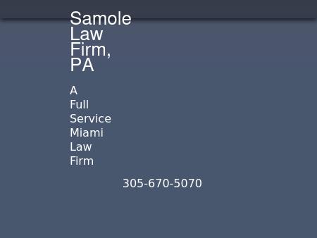 Samole Law Firm, P.A.