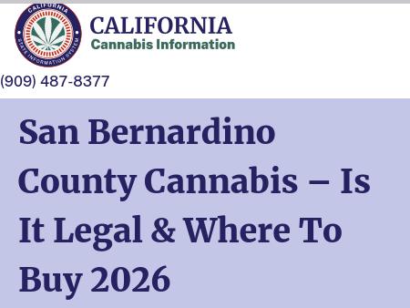 San Bernardino County Cannabis